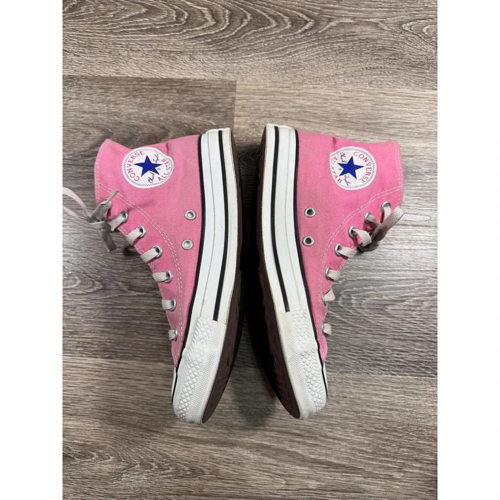 Converse Chuck Taylor All Star High Top Pink Canvas Sneakers Womens 7 Barbiecore